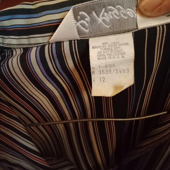 Women's shirt blouse PJ RUGGERI size 12 regular pre-owned - Picture 3 of 6